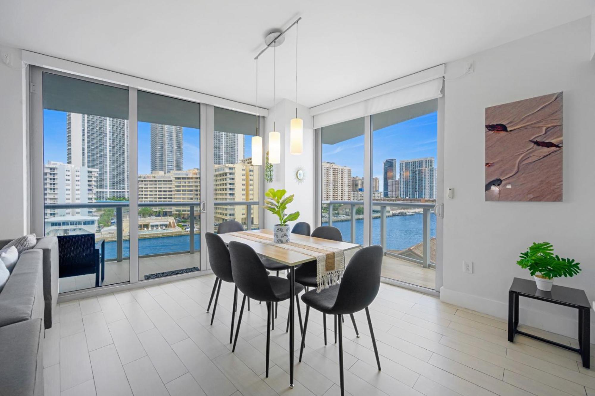 Hallandale Sky Water View Apartment Hallandale Beach Bagian luar foto